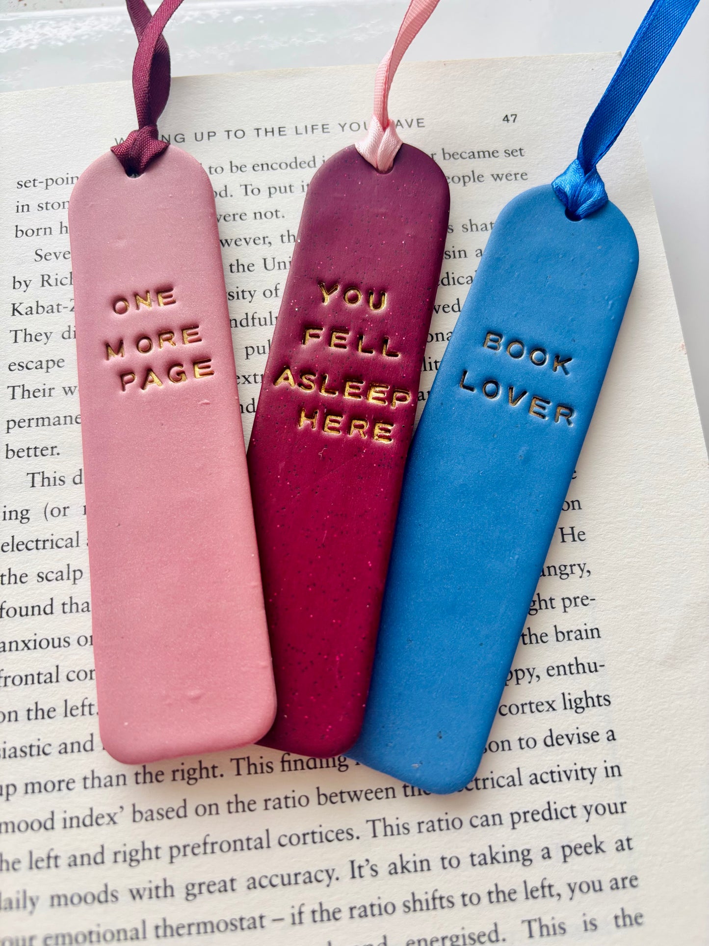 Clay Quote Bookmarks