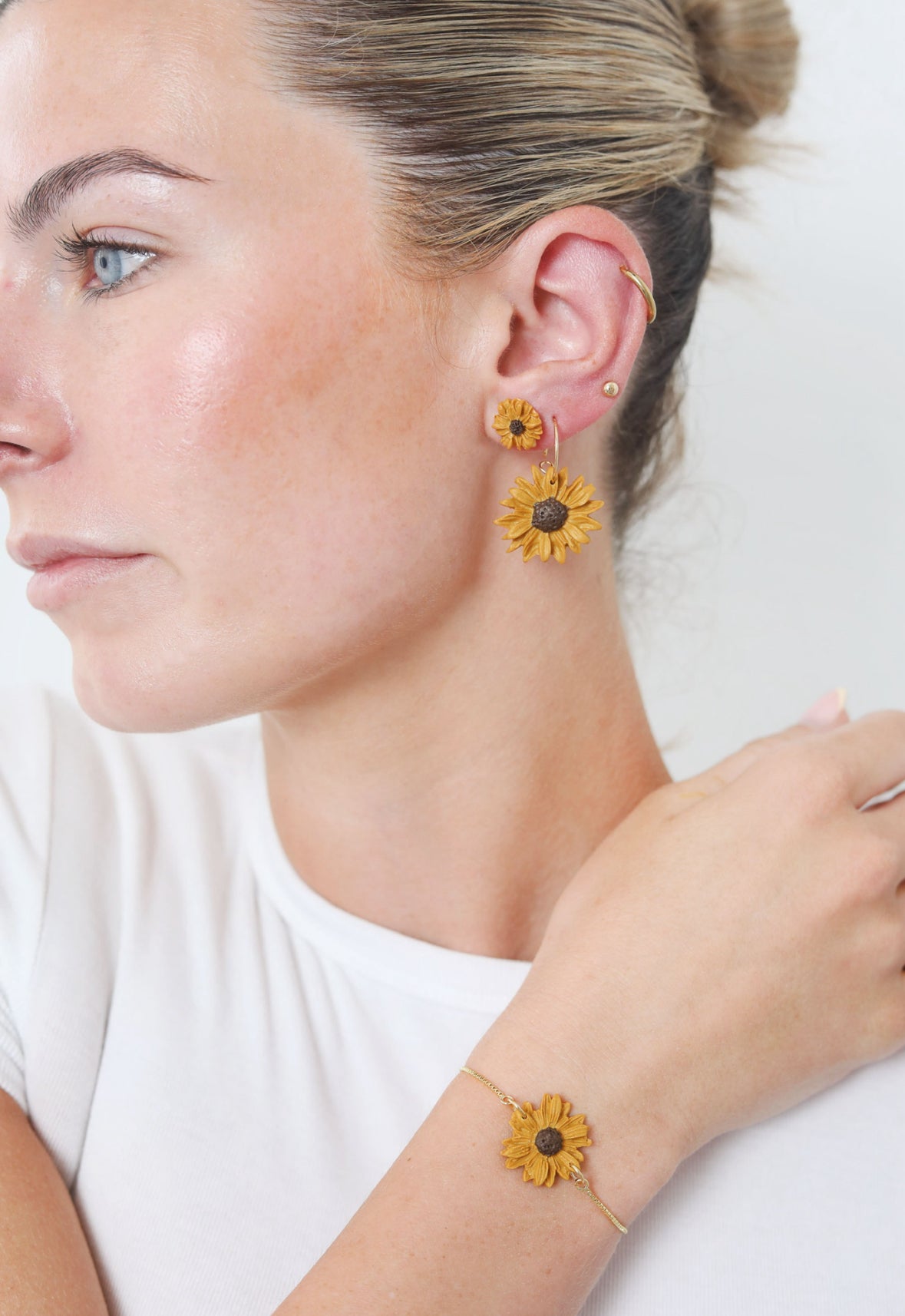 Sunflower Hoops