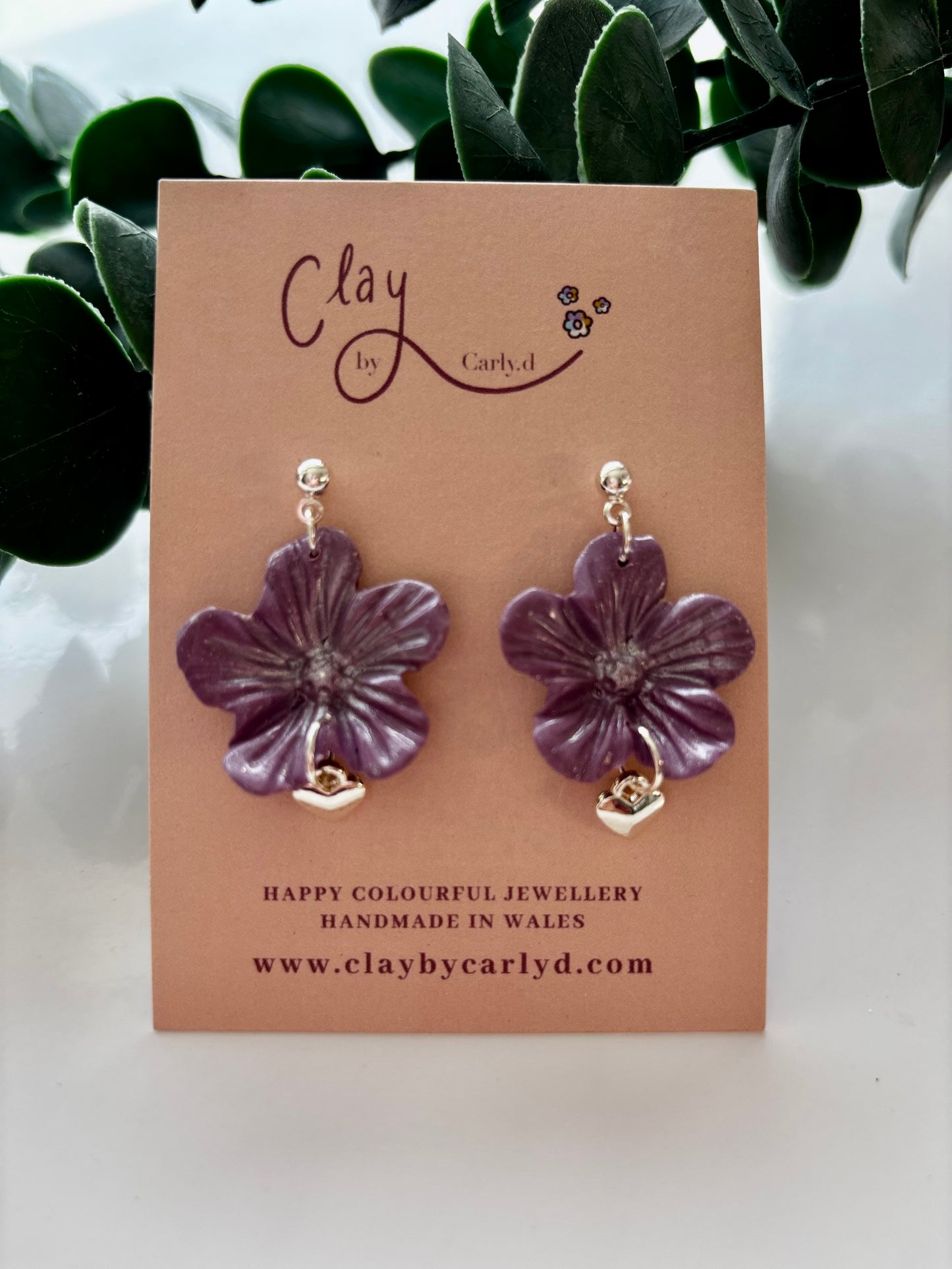 Floral Love Stud Drops