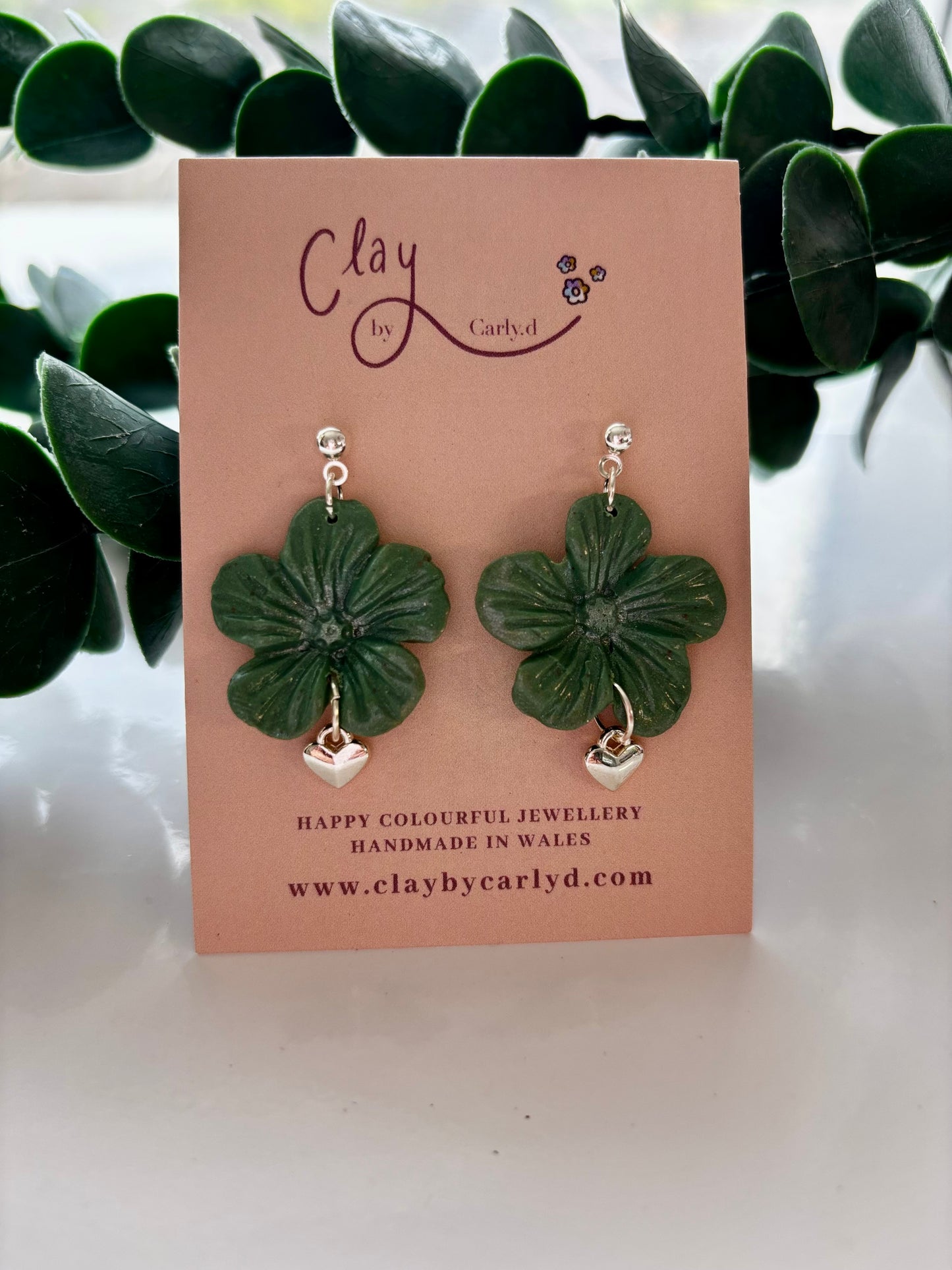 Floral Love Stud Drops