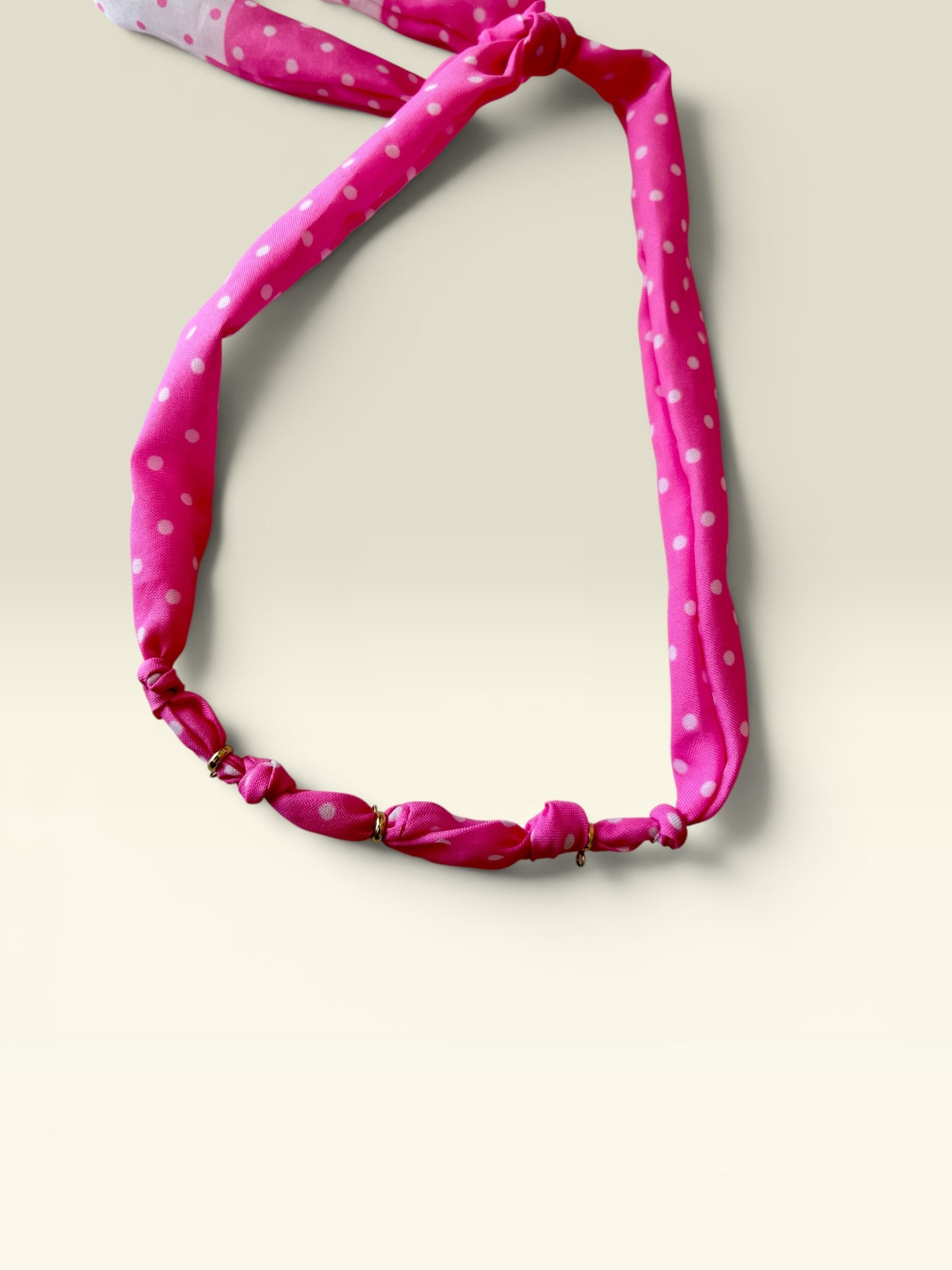 Customisable Fabric ‘Chief’ Polka Pink