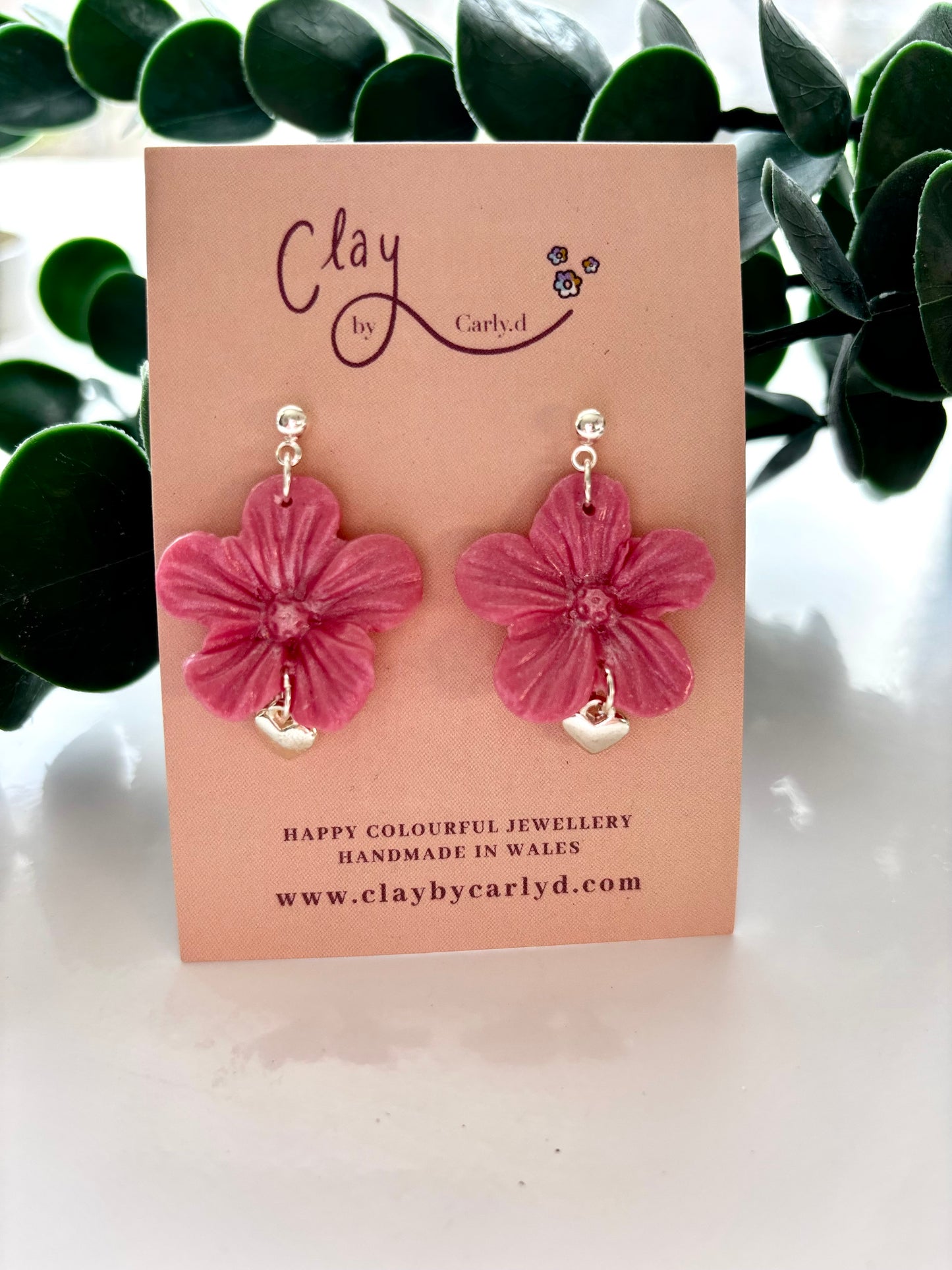 Floral Love Stud Drops