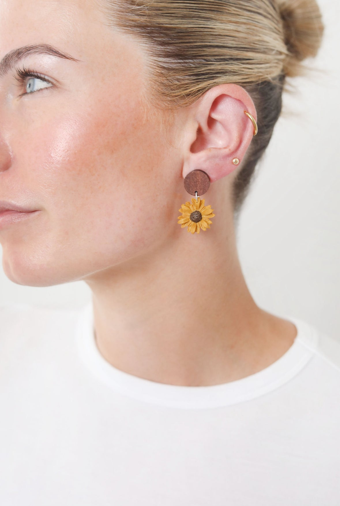 Sunflower Wood Drops