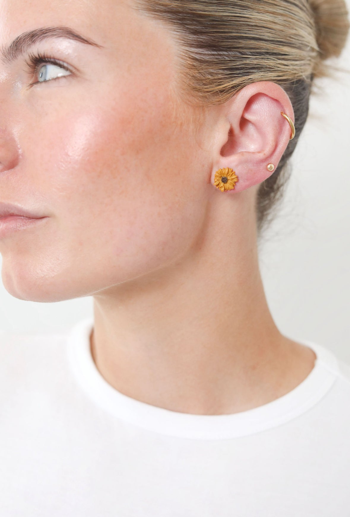 Sunflower Mini Studs