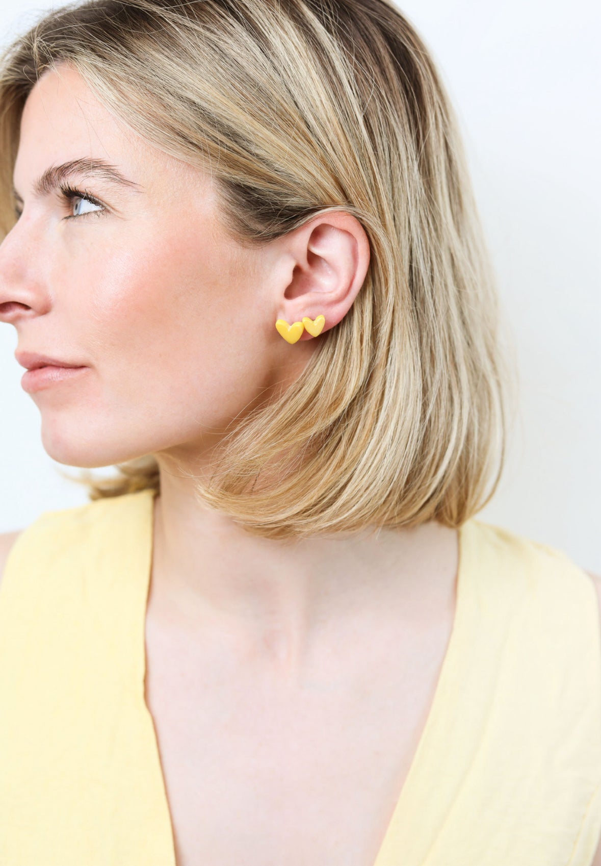 Mini Heart Studs