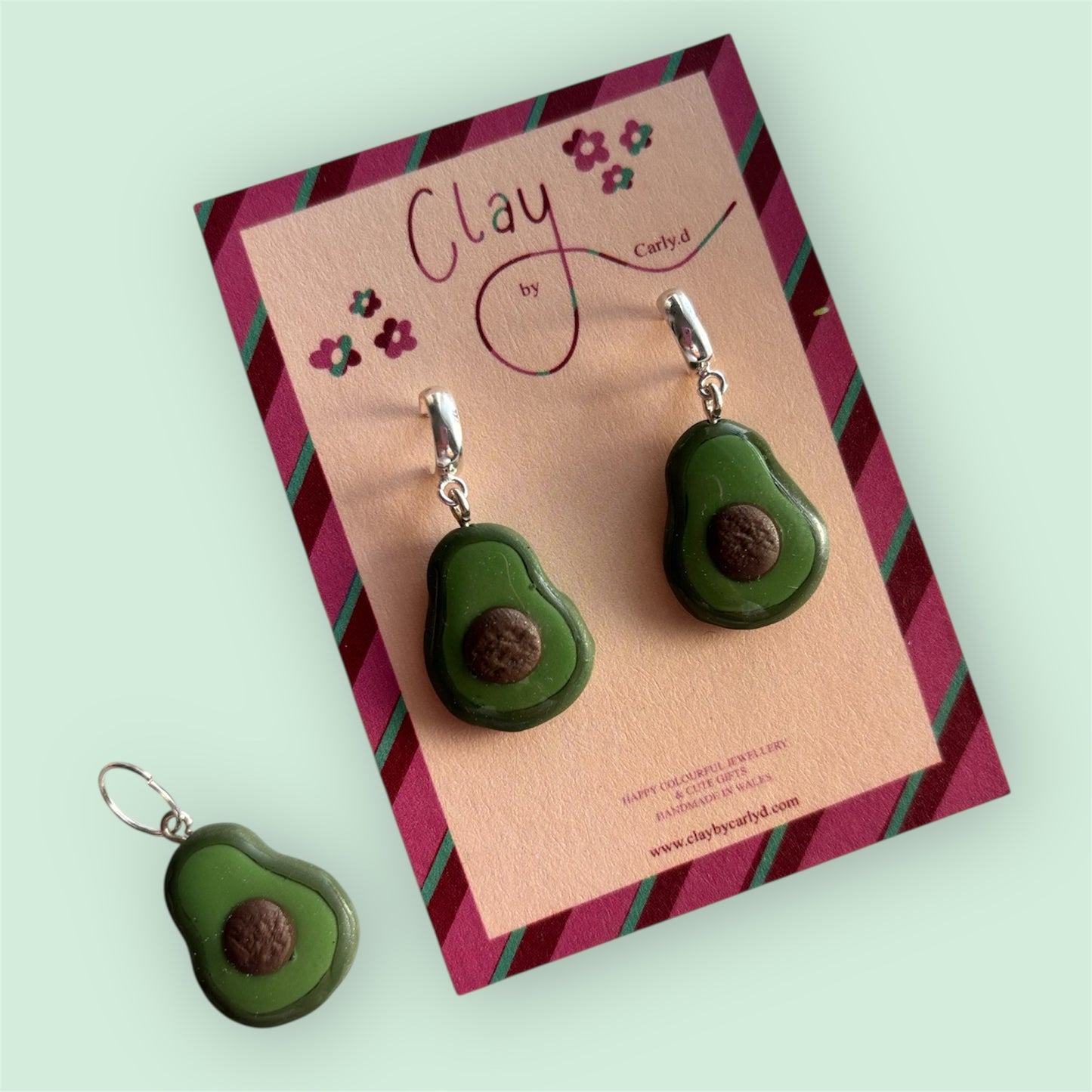 Avocado Huggies/ Charm