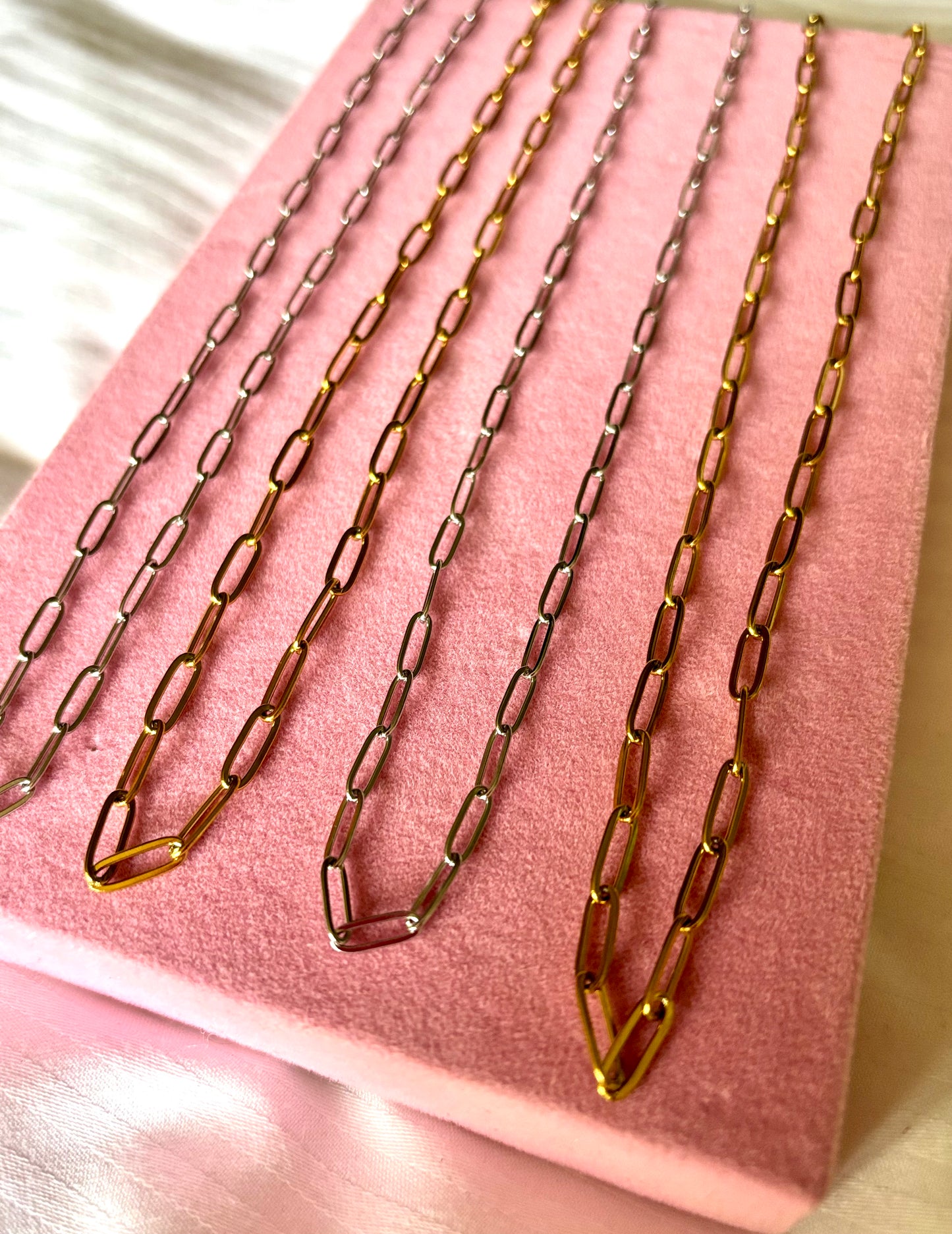 Charm Paperclip Chain