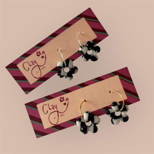 Disco Darling Flower Hoops