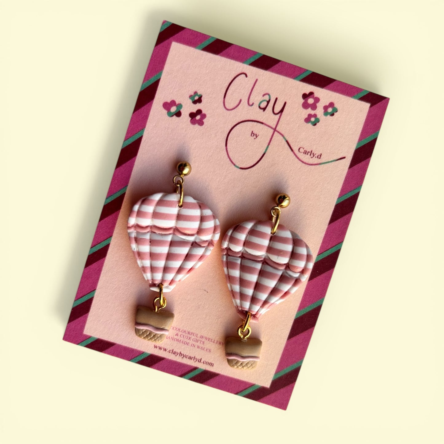 Pink Stripe Balloons