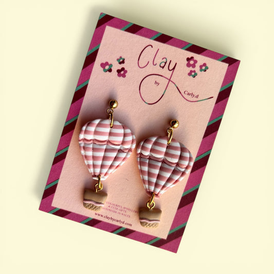 Pink Stripe Balloons