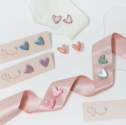 Mini Heart Studs