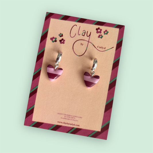 Mini Romantic Stripe Hearts