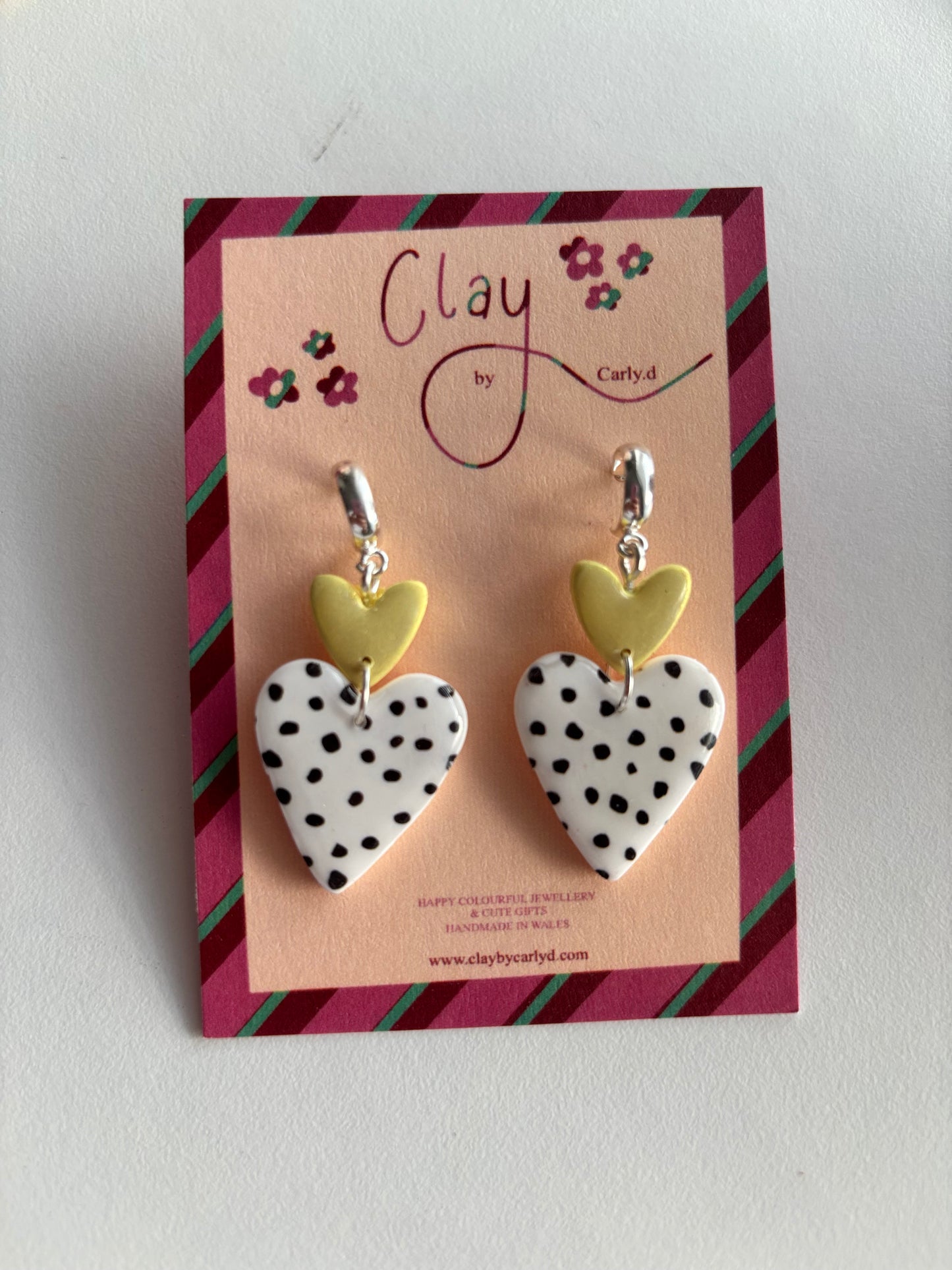 Lemon Dotty Heart Huggies