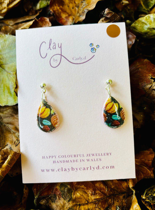 Pumpkin Picking Oval Drops