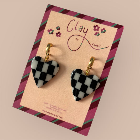 Disco Darling Checker Hearts