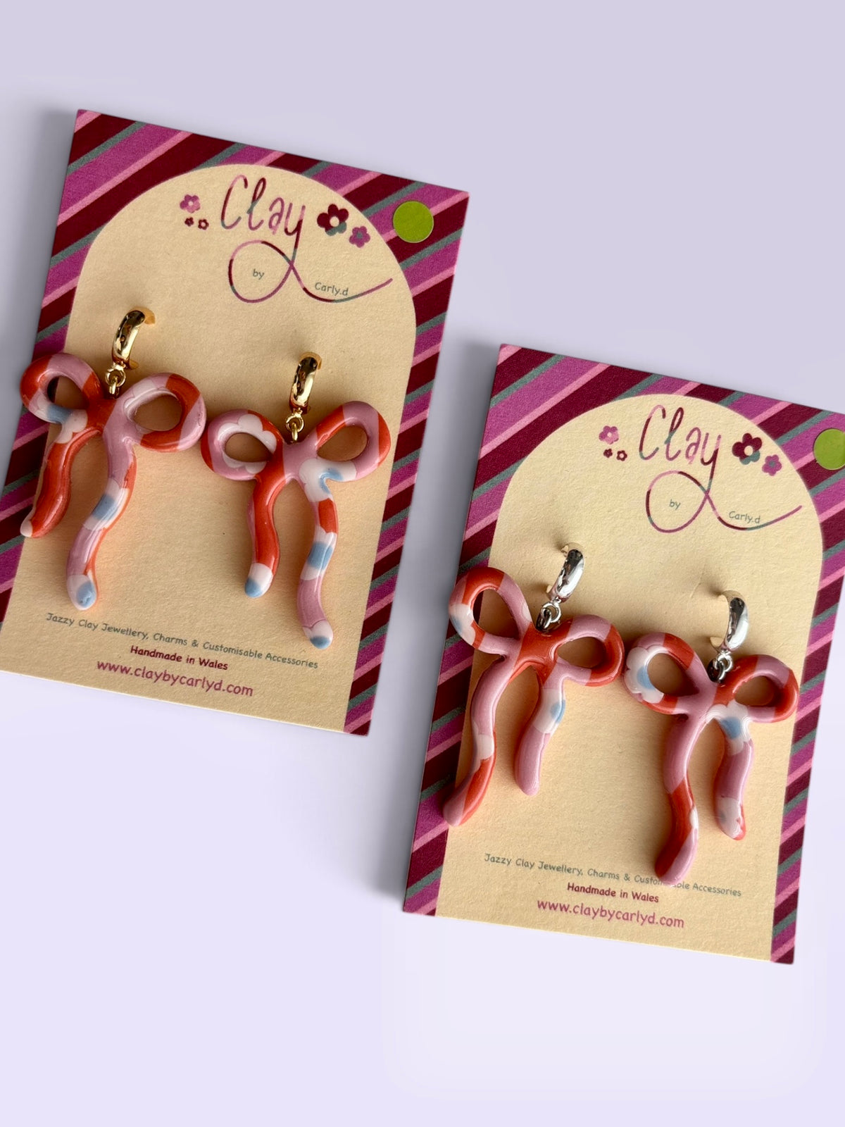 Autumn Stripe Bows