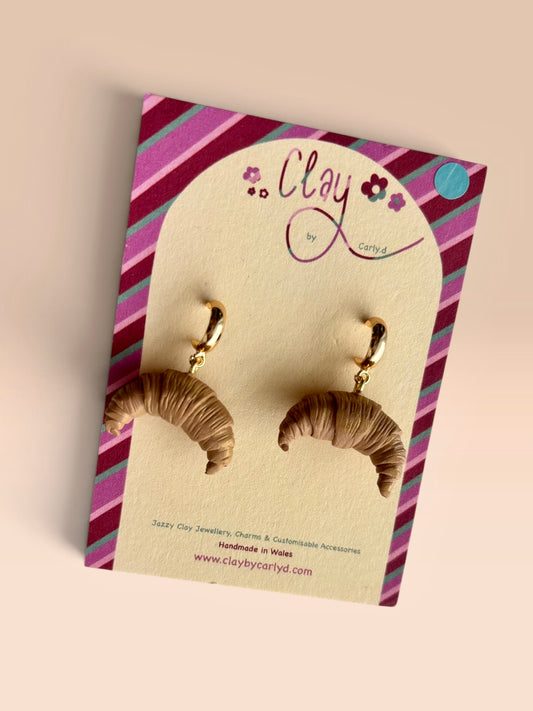 Croissant Huggie Hoops