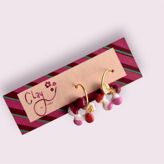 Valentines Flower Hoops