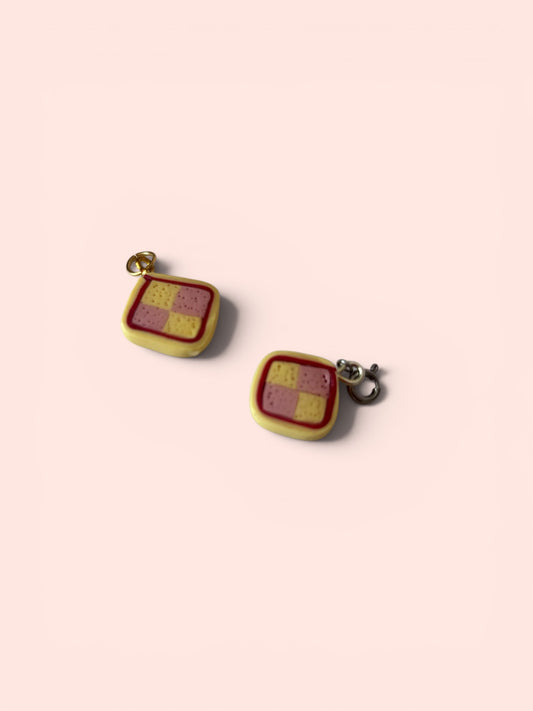 Battenberg Cake Charm
