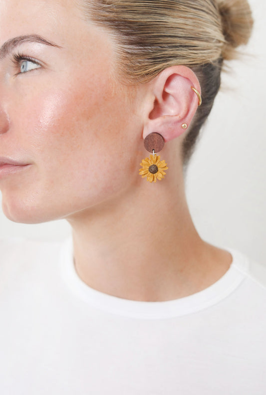 Sunflower Wood Drops