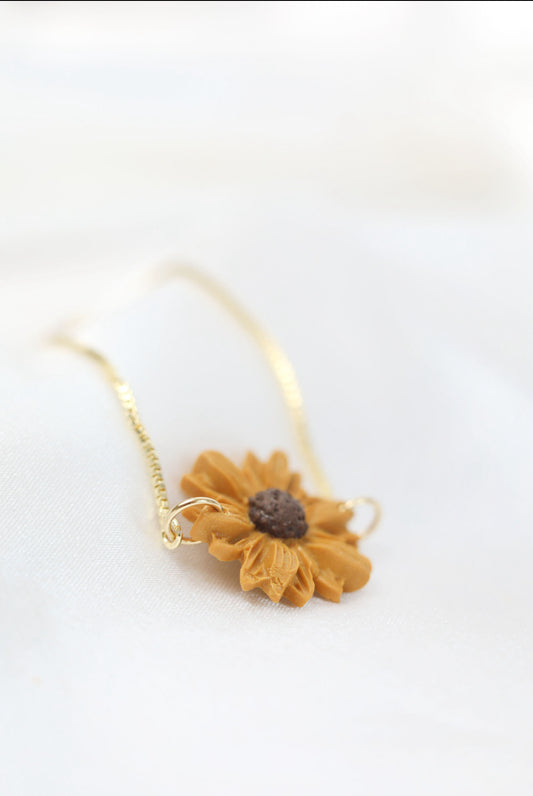 Sunflower Chain Bracelet