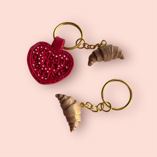 Croissant Keyring